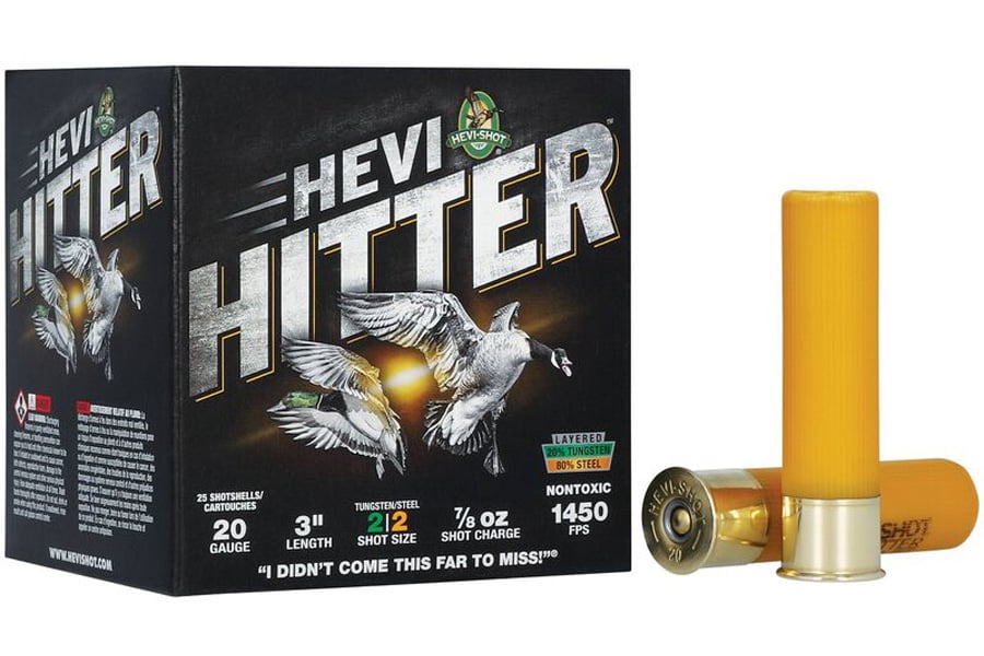 HEVI SHOT 30 Gauge 3 in 7/8 oz 2 Shot HEVI-Hitter Non Toxic 25/Box